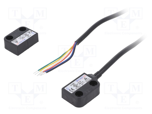 Safety switch: magnetic; NC x2 + NO; IP69K; plastic; 0.2A