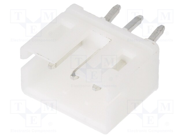 Socket; wire-board; male; 140; 2mm; PIN: 3; THT; 100V; 2A; tinned