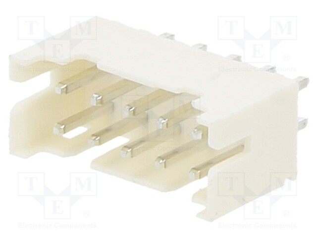 Socket; wire-board; male; 2mm; PIN: 10; THT; 100V; 2A; straight