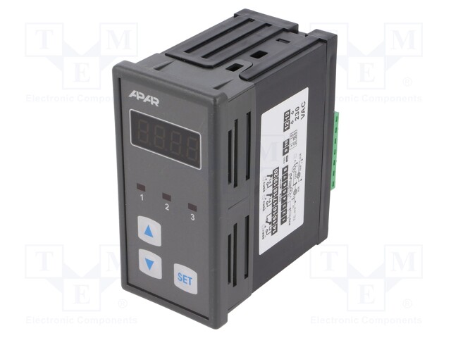 Module: regulator; temperature; SPDT; OUT 2: SPST-NO; panel; 0÷50°C