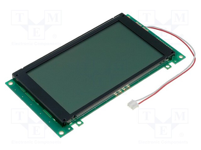 Display: LCD; graphical; 240x128; STN Positive; gray; LED; PIN: 20