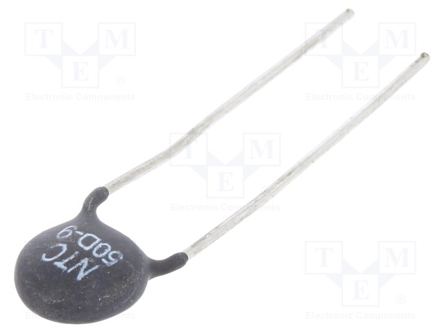 NTC thermistor; THT; 50Ω; 10.5mm; -55÷200°C