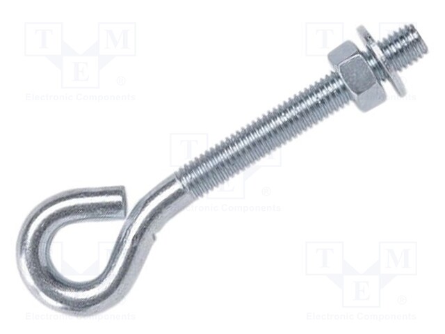 Screw with lug for rope mounting; Series: LIFELINE4