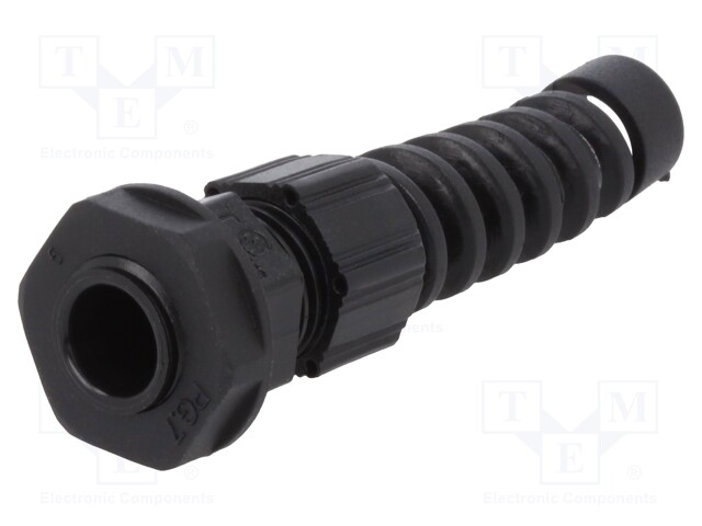 Cable gland; with strain relief; PG7; IP66,IP68; Mat: polyamide