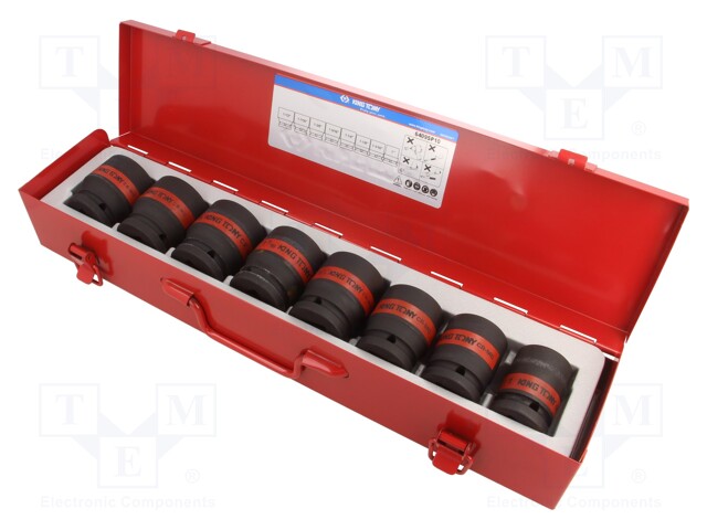 "INCH IMPACT SOCKET SET 3/4"" 8pcs. SHORT/LIGHT 1"" - 1.1/2"