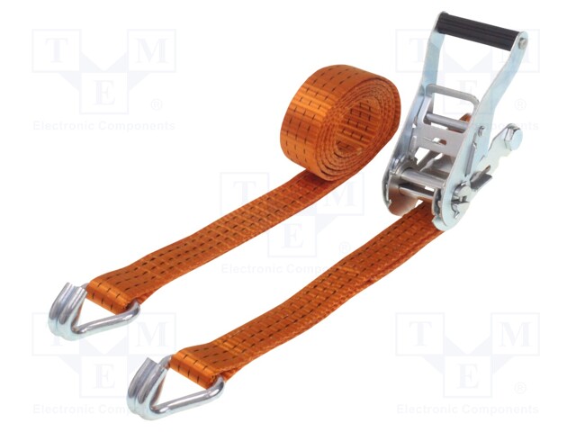 Fastening belt; L: 4m; Width: 35mm; orange; 3000kg