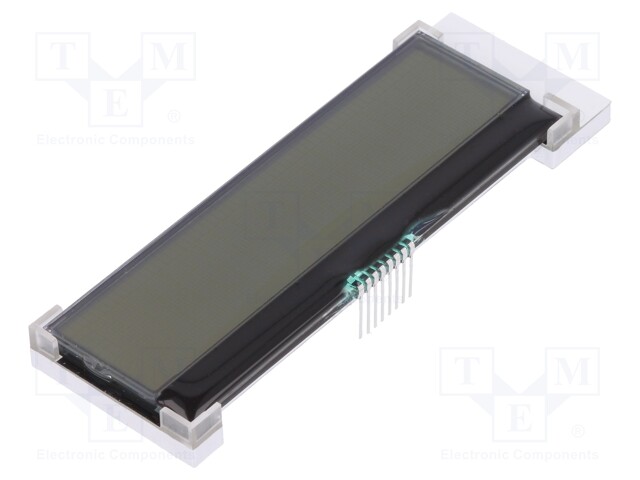 Display: LCD; alphanumeric; COG,FSTN Positive; 20x2; LED; PIN: 8