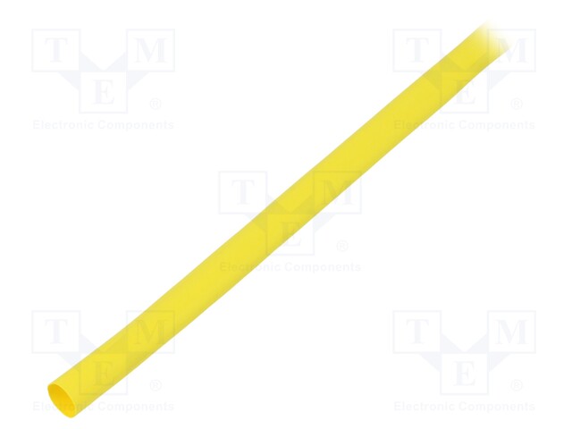 Heat shrink sleeve; flexible; 2: 1; 4.8mm; L: 10m; yellow