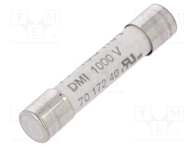 Fuse: fuse; ultra rapid; 400mA; 1kVAC; ceramic,cylindrical; brass