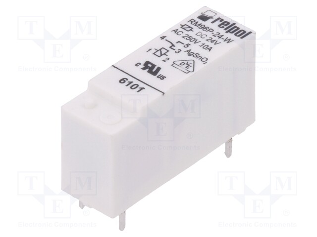 Relay: electromagnetic; SPDT; Ucoil: 24VDC; 8A/250VAC; 8A/24VDC; 8A