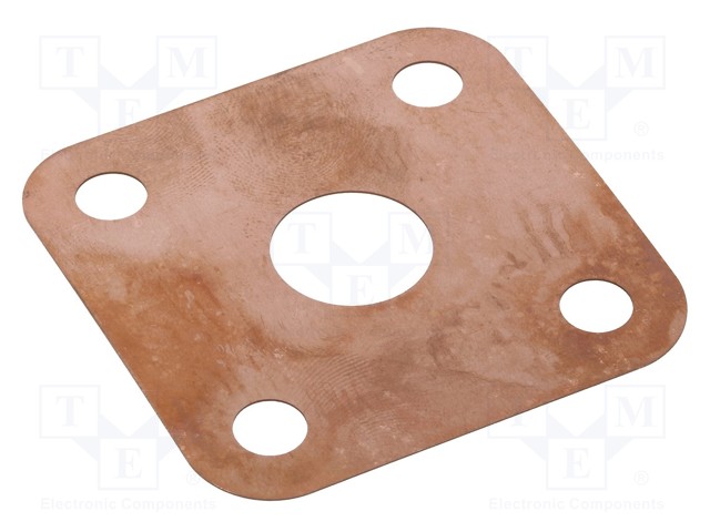 Connector; Batt.no: 4; copper; 60x60x1.2mm; Plating: nickel