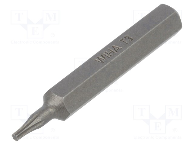 Screwdriver bit; Torx®; TX03; Overall len: 28mm; Series: MICRO