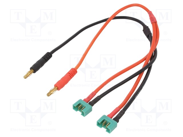 RC accessories: adapter; 300mm; 14AWG; Insulation: silicone