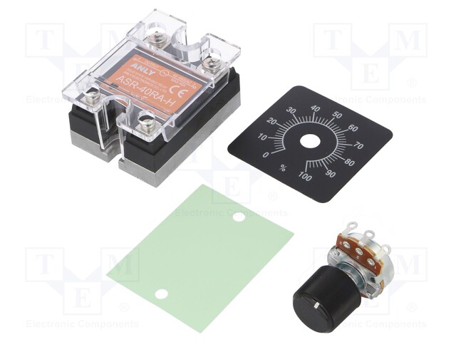 Relay: solid state; Rin: 0÷1MΩ; 40A; 48÷480VAC; Variant: 1-phase