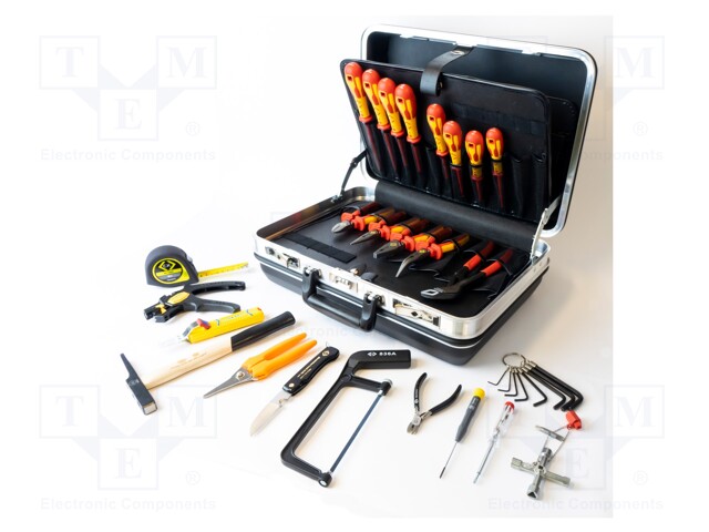 Kit: general purpose; for electricians; 26pcs.