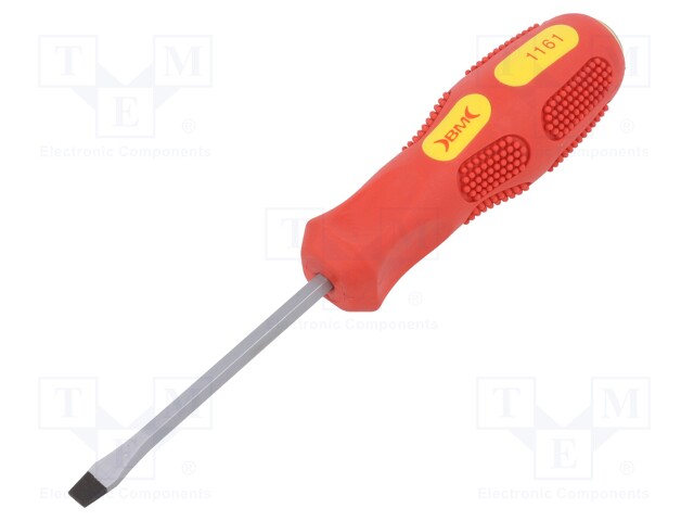 Screwdriver; slot; for impact; SL 5mm; Blade length: 75mm