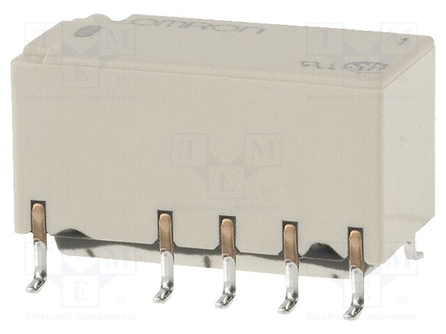 Relay: electromagnetic; DPDT; Ucoil: 5VDC; 0.5A/125VAC; 2A/30VDC