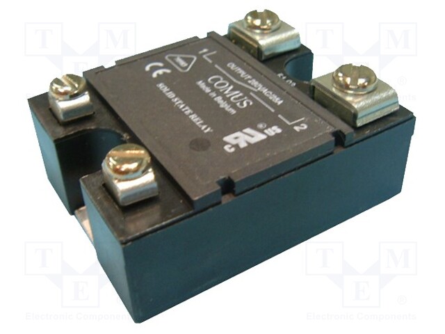 Relay: solid state; Ucntrl: 90÷280VAC; 25A; 24÷280VAC; -20÷80°C