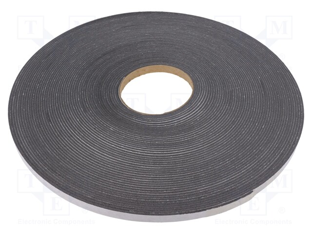 Tape: sealing; W: 10mm; L: 30m; Thk: 2mm; grey; rubber hot-melt; 130%