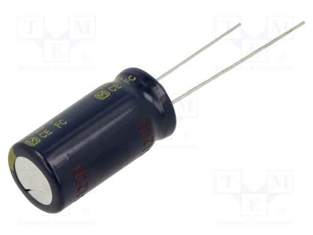 Electrolytic Capacitor, 560 µF, 50 V, EEUFC Series, ± 20%, Radial Leaded, 5000 hours @ 105°C