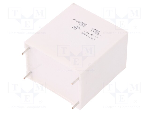 Capacitor: polypropylene; DC-Link; 20uF; ESR: 3.9mΩ; C4AQ; THT; ±5%