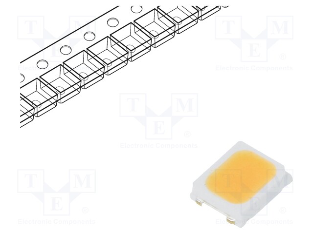 LED; SMD; 2835,PLCC2; white warm; 12÷20lm; 2826-3070K; 95; 120°