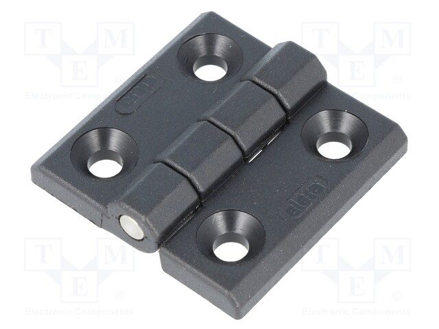 Hinge; Width: 50mm; technopolymer (PA); black; H: 50mm