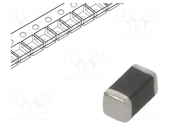 Varistor: multilayer; SMD; 0603; 17VAC; 22VDC; 0.1J; 10A; 1mW; 50V
