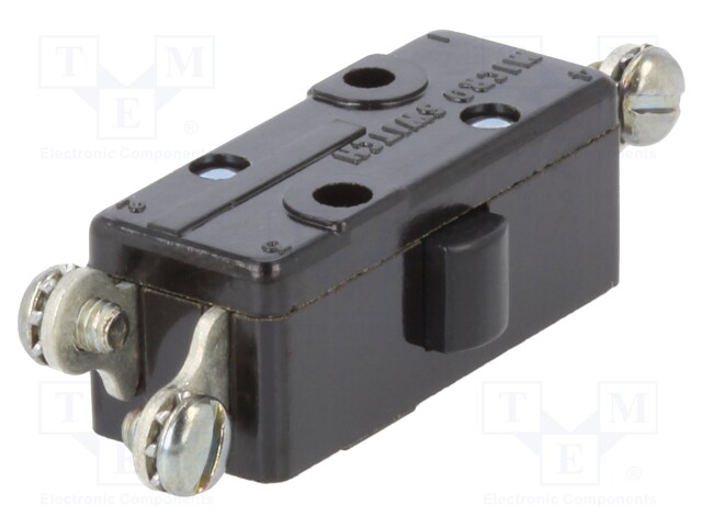 Microswitch SNAP ACTION; without lever; DPDT; 10A/250VAC; Pos: 2