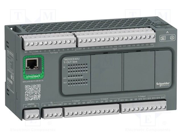 Module: PLC programmable controller; OUT: 16; IN: 24; IP20; 24VDC