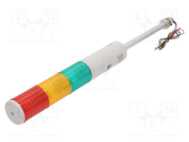 Signaller: signalling column; Colour: red/amber/green; LED; IP23