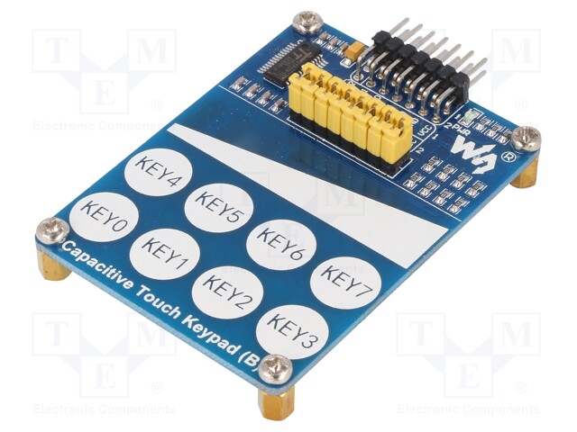 Sensor: touch; capacitive; GPIO,I2C; 2.4÷5.5VDC; Channels: 16