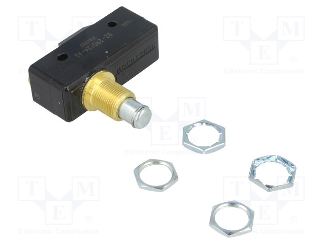 Microswitch SNAP ACTION; precise operation,with pin; SPDT; IP40