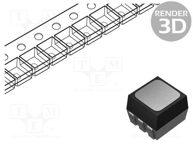 LED, Red, Green, Blue, SMD, 110 °, Round, R 20mA, G 20mA, B 20mA