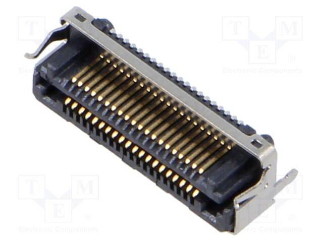 Connector: PCB to PCB; hermaphrodite; PIN: 40; 0.5mm; LSHM; SMT