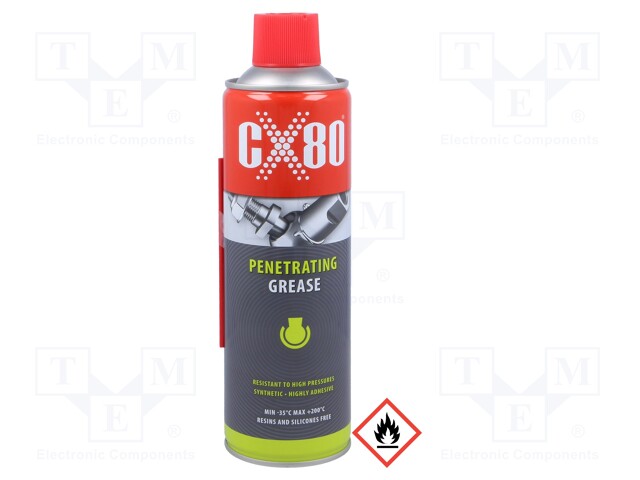 Grease; transparent; 500ml; -35÷200°C; Application: lubrication