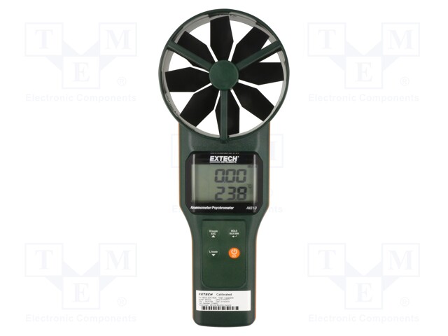 Thermoanemometer; LCD (4000),with a backlit; 0,2÷30m/s; AN300-C