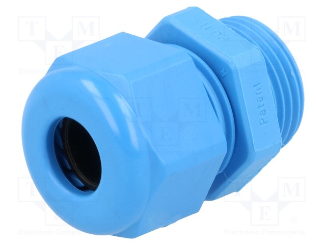 Cable gland; PG11; IP68; Mat: polyamide; blue; UL94V-0