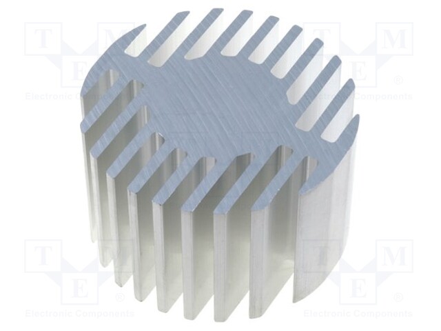 Heatsink; LED; Ø: 60mm; H: 37.5mm