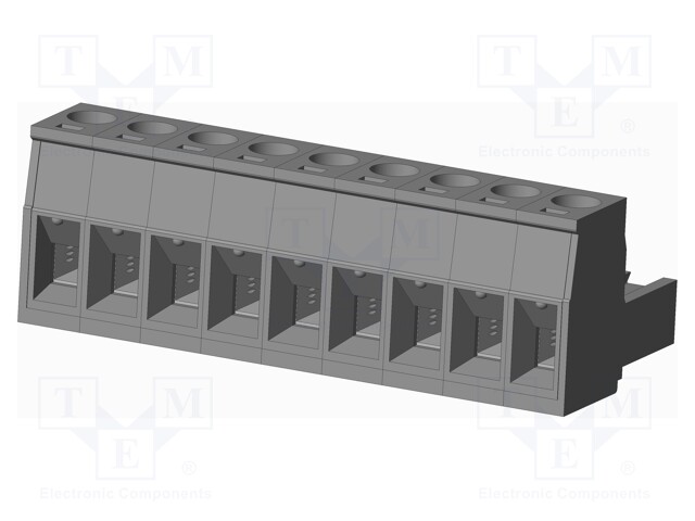 Connector: pluggable terminal block; plug; female; straight; grey