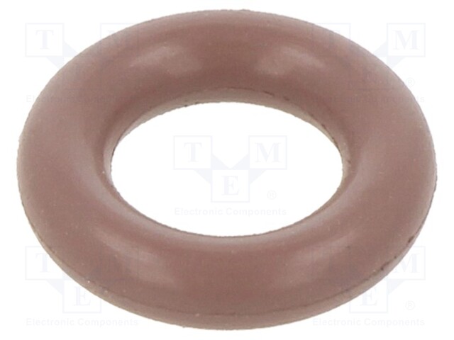 O-ring gasket; FPM; D: 2.5mm; Øint: 6mm; brown; -20÷200°C