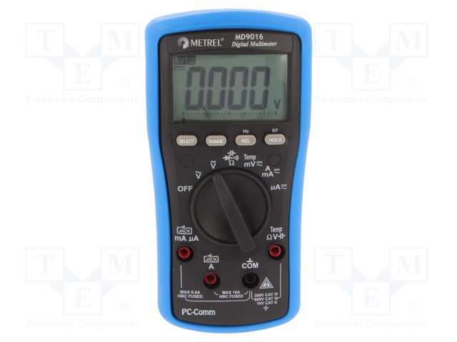 Digital multimeter; LCD (6000); VDC: 60m/1000V; VAC: 60m/1000V