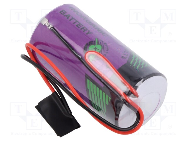 Battery: lithium (LTC); 3.6V; C; 8500mAh; non-rechargeable; cables