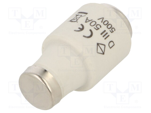 Fuse: fuse; gF,quick blow; 50A; 500VAC; DIII