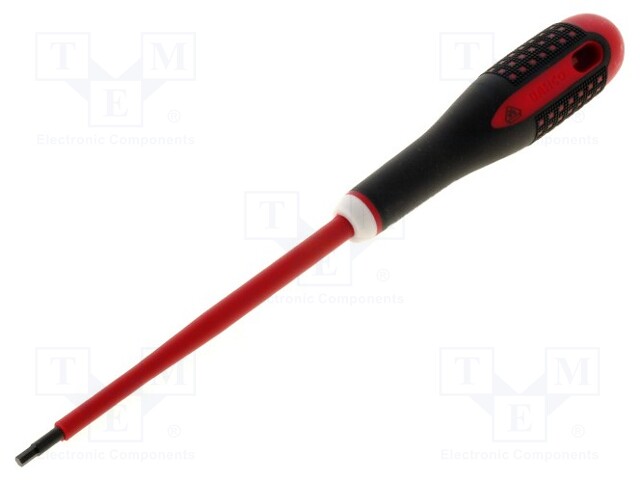 Screwdriver; insulated; Allen hex key; HEX 3mm; 1kVAC