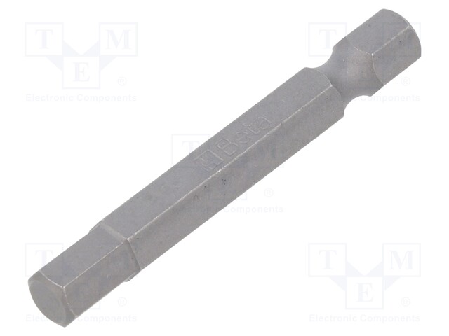 Screwdriver bit; Allen hex key; HEX 6mm; Overall len: 50mm