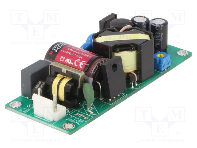 Power supply: switched-mode; open; 30W; 120÷370VDC; 85÷264VAC