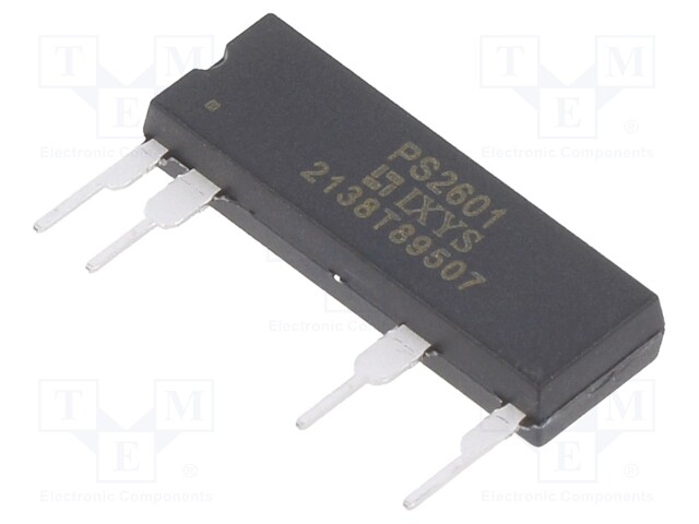 Relay: solid state; Icntrl max: 100mA; 1A; max.600VAC; THT; SIP4