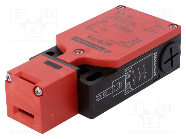 Safety switch: key operated; Series: XCSTA; Contacts: NC + NO x2