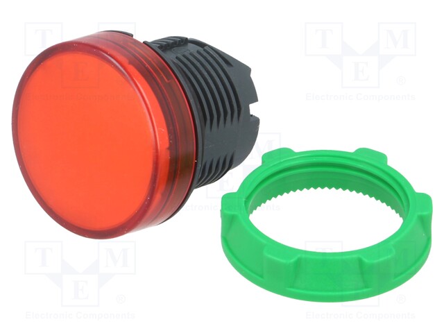 Control lamp; 22mm; Harmony XB5; -25÷70°C; Ø22mm; IP66; Colour: red